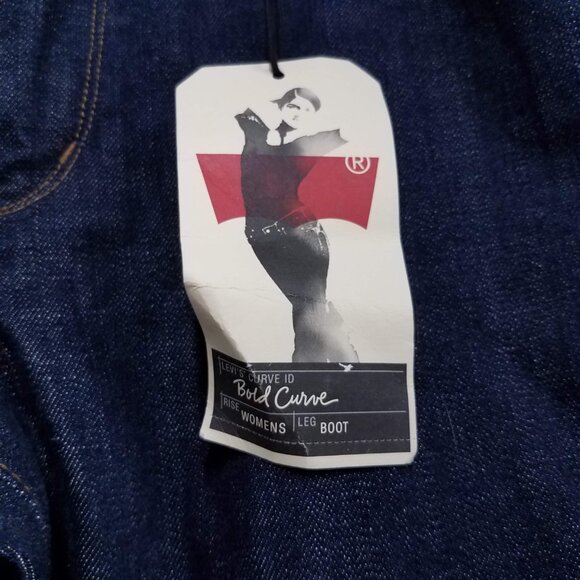 Levis Jeans Bold Curve ID Boot Womens Plus 20 20/M Denim Bootcut - Picture 7 of 14